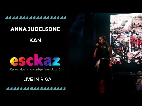 ESCKAZ in Riga: Anna Judelson - Kan (at Eurovision PreParty Riga)