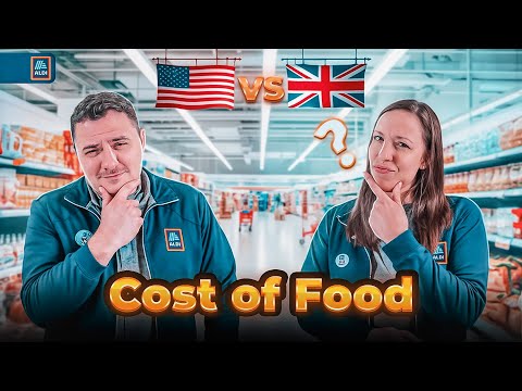 HOW MUCH CHEAPER IS THE UK?! 🤯 AMERICANS REACT to ALDI Prices in Britain vs USA!