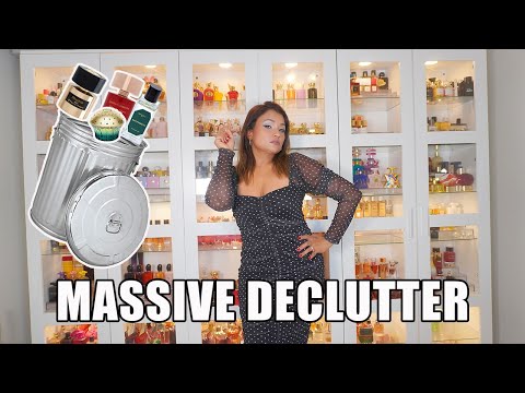 DECLUTTERING MY MASSIVE 700 BOTTLE PERFUME COLLECTION - PART 1 | SEE MY PERFUME COLLECTION UP CLOSE