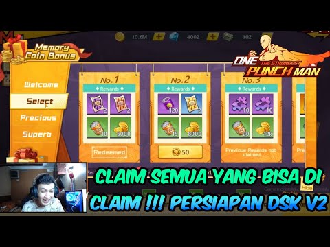 TAHAP 2 : TUKER & CLAIM HASIL TOP UP SELAMA INI - PERSIAPAN DSK V2 - OPM The Strongest
