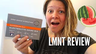 LMNT Watermelon Salt Review Electrolyte Drink Mix | Best Electrolyte Powder to Boost Your Hydration