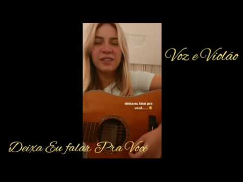 MARÍLIA MENDONÇA FC - EU TAVA AQUI PENSANDO DEIXA EU FALAR PRA VOCÊ (VOZ E VIOLÃO)