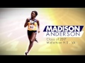 Madison Anderson, Scholar Athlete, Sprinter/Jumper