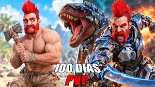 En 100 días me convertí en el JUGADOR mas TEMIDO de ARK PVP ☠️