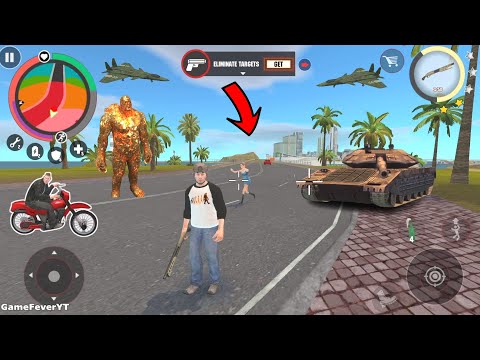 Stone Giant (Stone Man Fight Iron Tank) Fire Stone Giant Fight Police Man - Android Gameplay HD