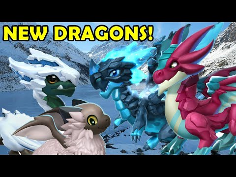 4 NEW FROSTY DRAGONS REVEALED! ASTEROID, CHERRY ICE, SNUGGLE + DECEMBER EVENTS!- DML #1306