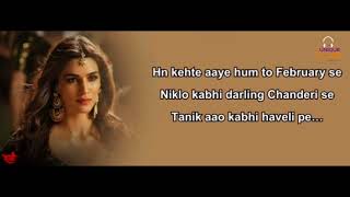 Aao Kabhi Haveli Pe Lyrics Badshah, Nikhita Gandhi &amp; Sachin Jigar, Stree