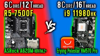 Ryzen 5 7500F vs i9 11980hk Test in Total War Three Kingdoms