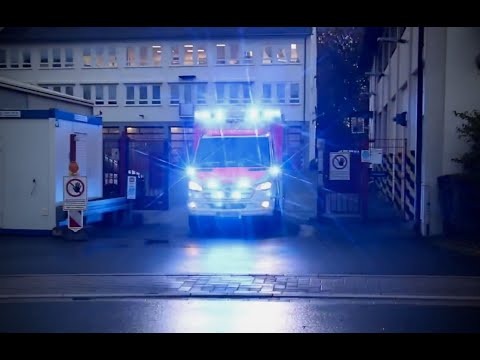 RTW-4 Feuerwehr Lüdenscheid auf Einsatzfahrt!