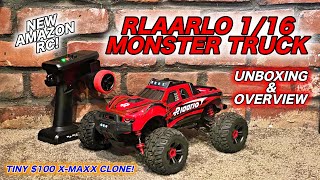 Rlaarlo XDKJ-011  1/16 Monster Truck - Unboxing & Overview - New Under $100 Amazon Rc Truck