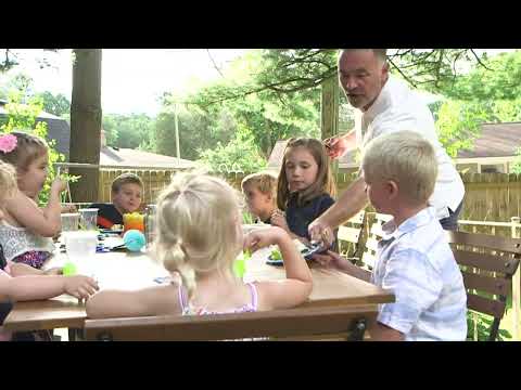 Ultimate Patio 48-Inch European Chestnut Wood Folding Dining Table Video