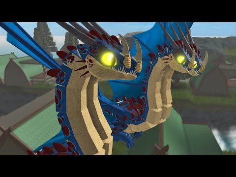 O INCRIVEL DRAGÃO DE DUAS CABEÇAS! ZIPERARREPIANTE | COMO TREINAR SEU DRAGÃO no ROBLOX 🐉