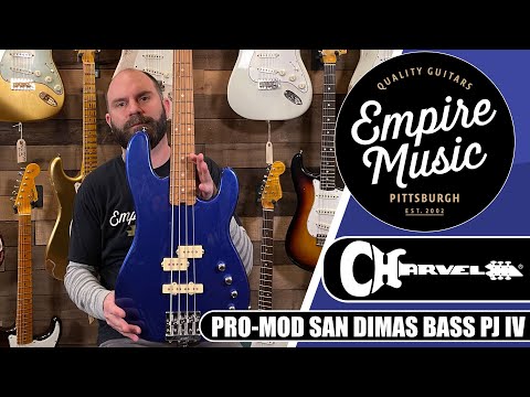 Charvel Pro-Mod San Dimas Bass PJ IV 2024 - Present - Sonic Blue image 7