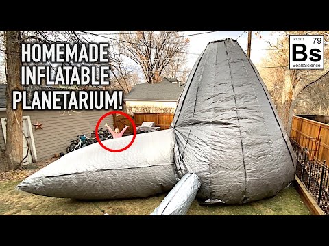 Homemade Inflatable Planetarium that you can make for cheap!