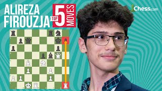 Alireza Firouzja's 5 Most Brilliant Chess Moves