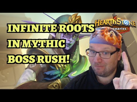 INFINITE ROOTS in Mythic Boss Rush Level 180 - Hearthstone Mercenaries