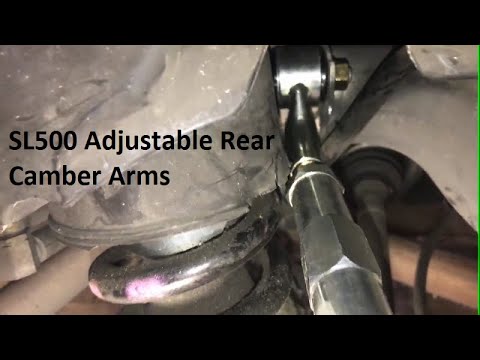 2004 Mercedes SL500 adjustable rear camber arms