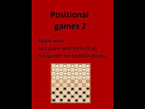 200 korte positionele partijen, deel 2 zwart wint ,(laatste tempo en vast gespeeld )