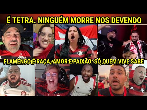 Tears and Joy - Flamengo Fans React Emotionally to Winning Their Fourth Libertadores Cup Against ...
