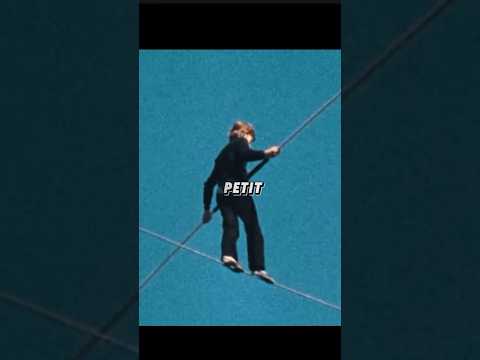 August 7th, 1974. Philippe Petit walks on a wire between the twin towers.
