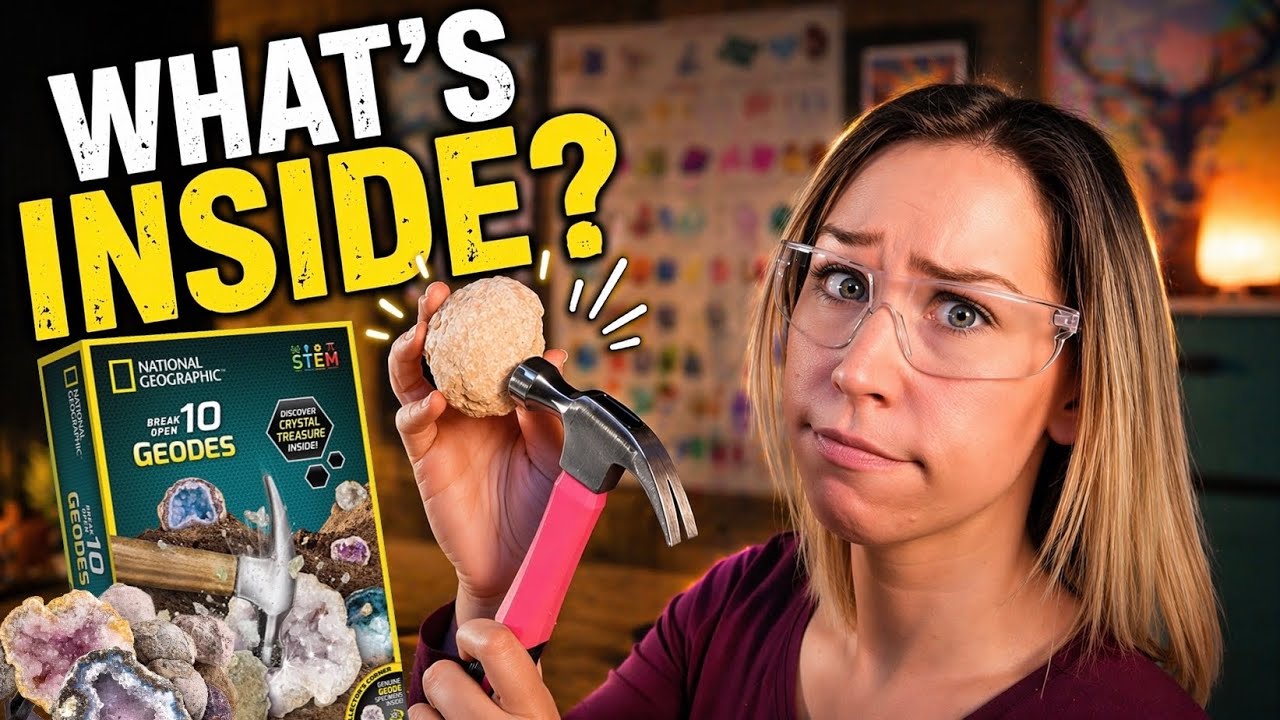 Are These Geodes Actually Real?! (National Geographic Kit Test)