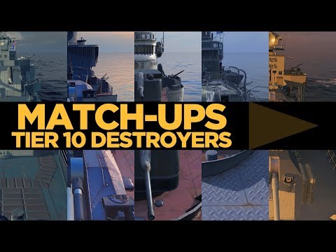 Match-ups - Tier 10 Destroyers