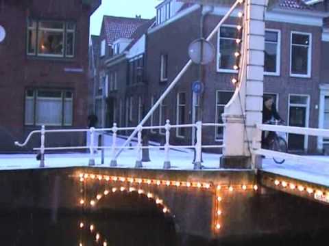 Winterse beelden van het Verdronkenoord in Alkmaar 2001