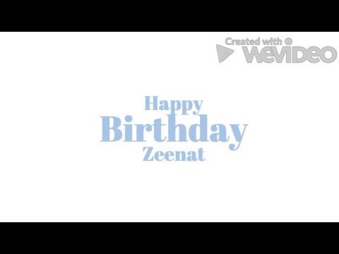 Happy Birthday Zeenat | August 19, 2021