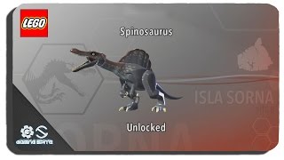 Lego Jurassic World - How To Unlock Spinosaurus Dinosaur Character Location