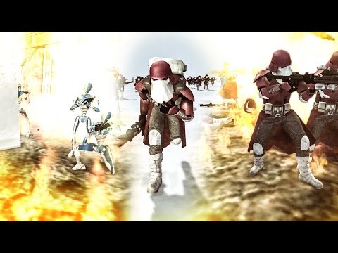 REPUBLIC INVASION OF RHEN VAR (battle scenario: Star Wars Galaxy at War Mod)