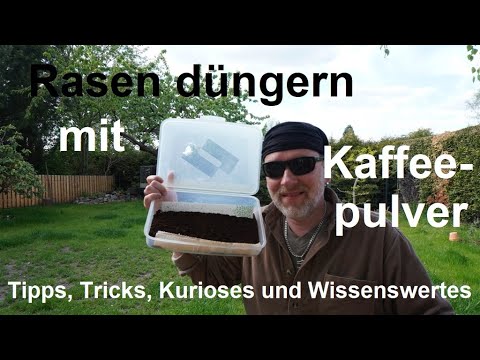 Rasen mit Kaffeesatz düngen und gleichzeitig Ameisen vertreiben - Kaffee als Rasendünger Dünger DIY