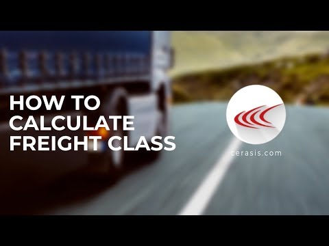 How to Calculate Freight Class & What is Freight Class