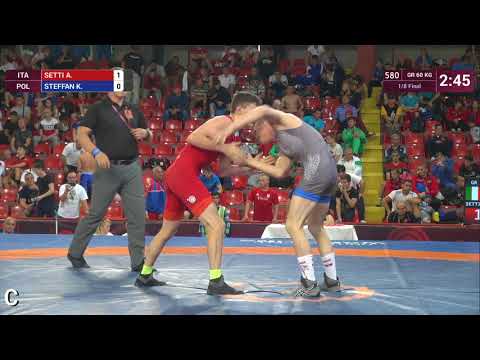 1/8 GR - 60 kg: A. SETTI (ITA) v. K. STEFFAN (POL)