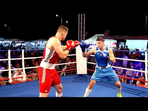 Combattimento di pugilato della Nazionale Italiana - Costantinov VS Milesi