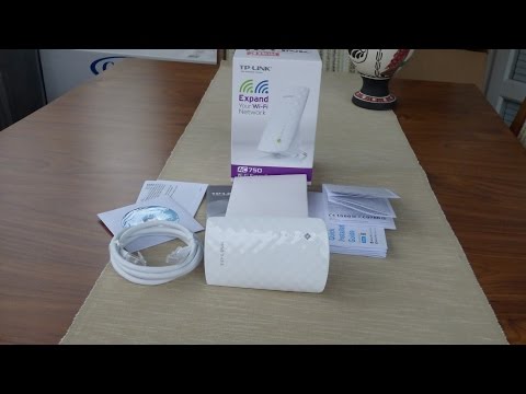 Belaidžio Wi-Fi ryšio stiprintuvas TP-Link RE200 video