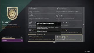 How To Get Gambit Dark Age Arsenal  2023 in Destiny 2