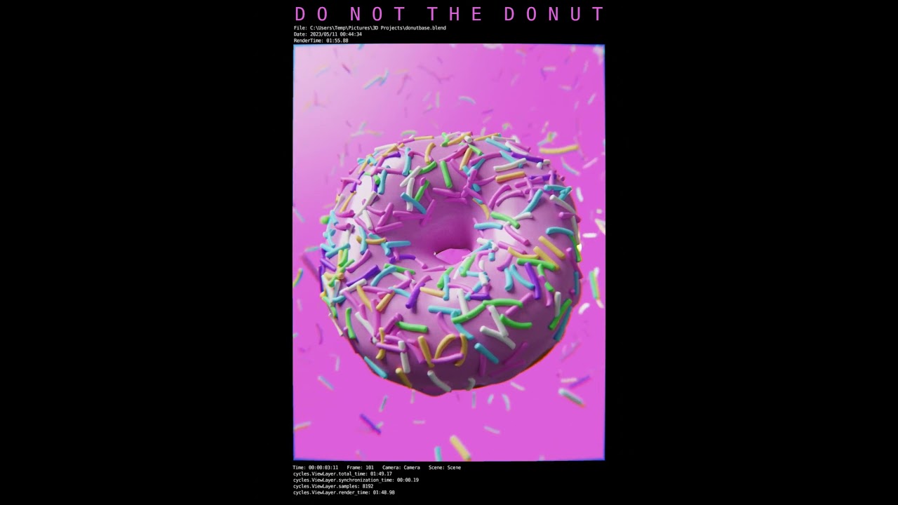 D O N O T T H E D O N U T