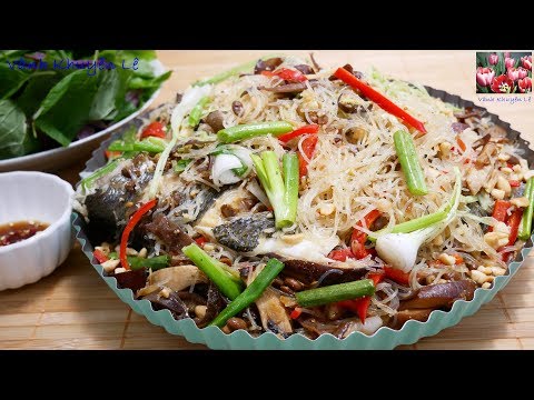 CÁ CHƯNG TƯƠNG - Cách làm BÚN TÀU không dính chùm, Cá không Tanh thơm ngon đậm đà by Vanh Khuyen