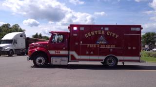 preview picture of video 'Center City MN Fire Rescue 546 Responding, 8/14/13 - *Code 3*'