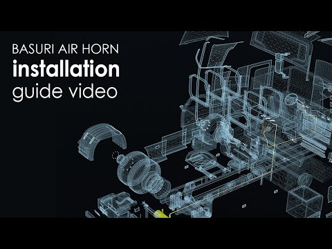 Basuri Musical Air Horn Installation Guide For Trucks || Baby Shark Version Horn.