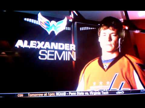 Semin Crosschecking Major | Game Misconduct | Capitals Avalanche 12/11/10