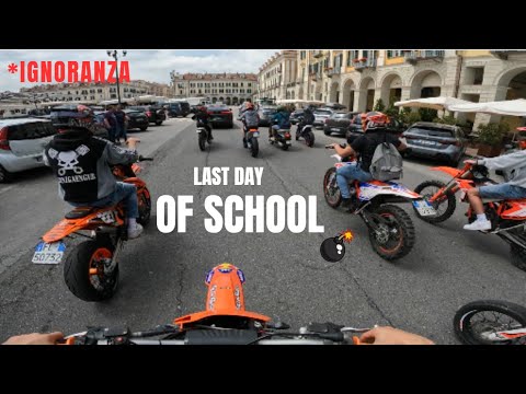 LAST DAY OF SCHOOL WITH KTM SX 125 | pura ignoranza