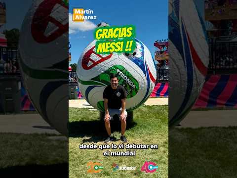 🎥🇦🇷 Viajó más de 8.000 km desde Marcos Juárez para ver a Messi en su último Mundial