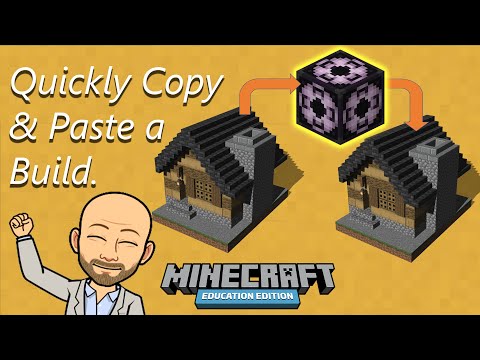 Quickly Copy and Paste Your Build - Minecraft Education Edition