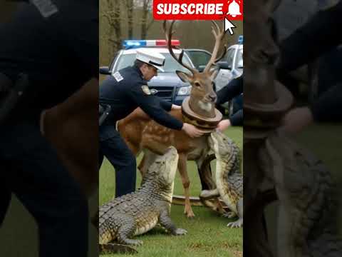 "Deer vs Crocodile Fight | Snake Around Deer’s Neck 😱 | Unbelievable Wildlife Rescue"