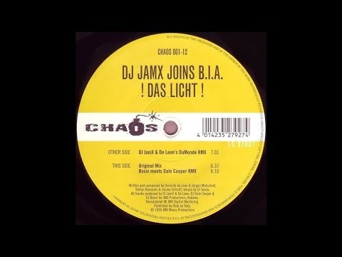 DJ Jam X & B.I.A - ! Das Licht ! (Bossi Meets Dale Cooper Remix) (Trance 1999)