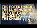The Potential Of The Lumenstone Has Yet To Be Unlocked Genshin Impact