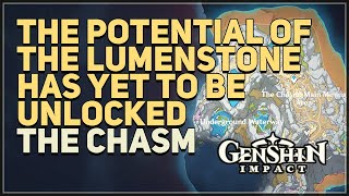 The potential of the Lumenstone has yet to be unlocked Genshin Impact