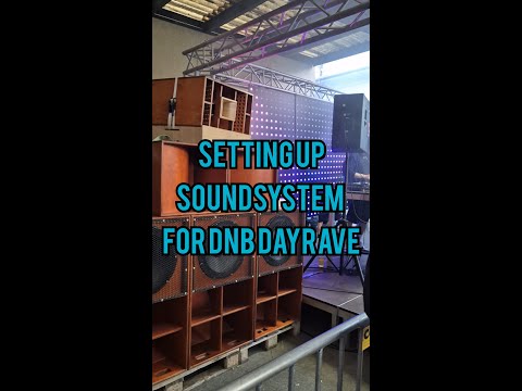 Setting up Soundsystem for SUB FACTORY in Switzerland/Winterthur