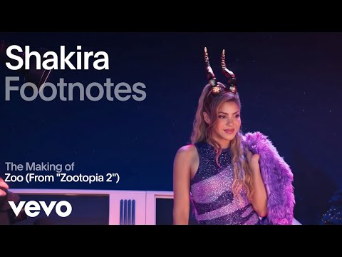 Shakira - The Making of 'Zoo' (From "Zootopia 2") | Vevo Footnotes